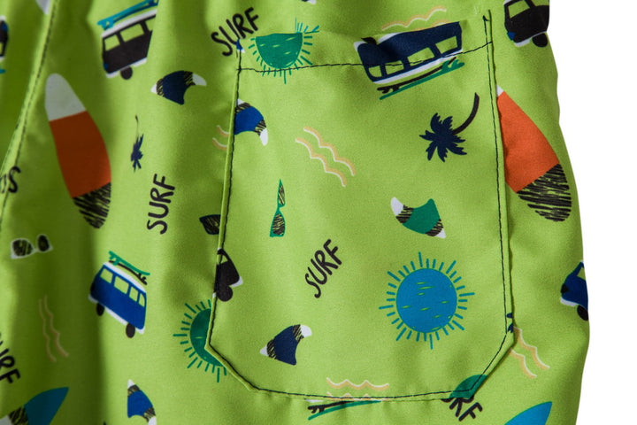 Herren Badeshorts mit modernem Surf-Motiv Aliams