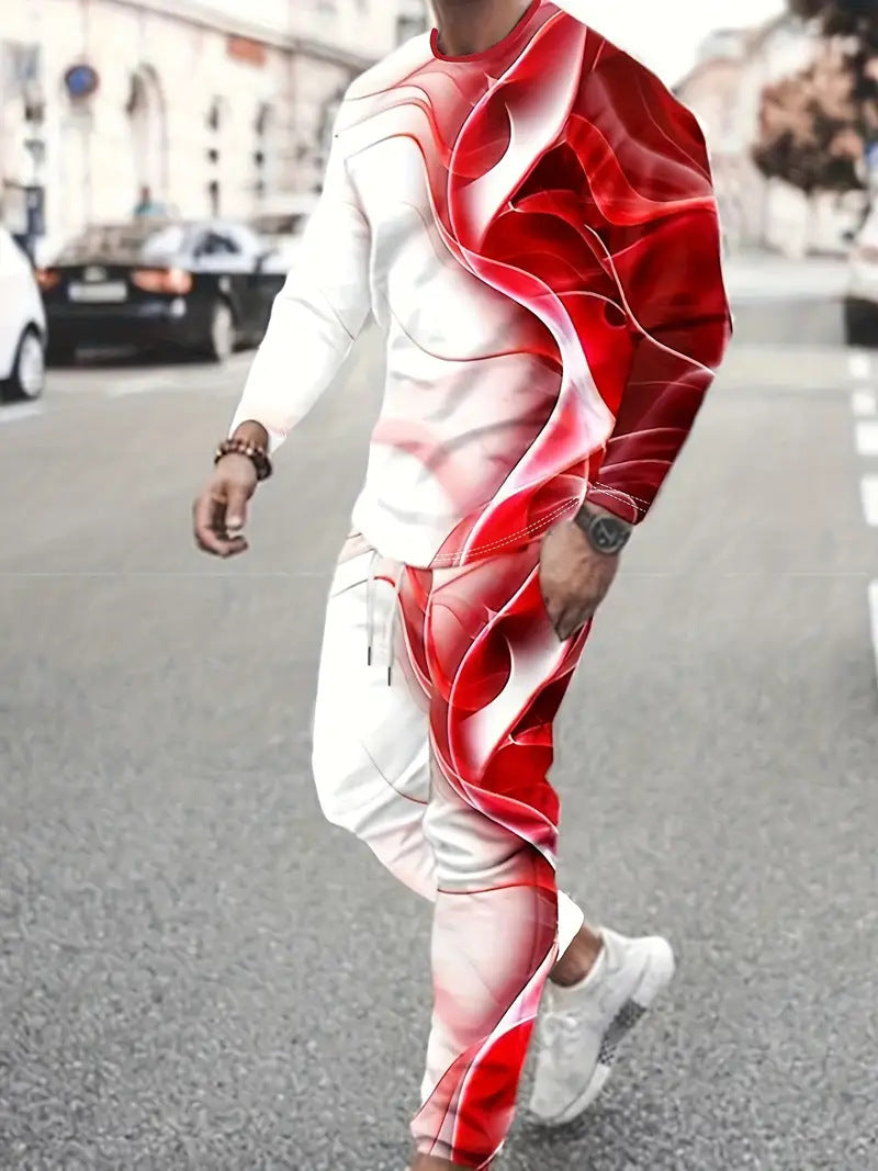 Herren sportliches Ganzkörpertraining-Set mit kreativem Design Aliams