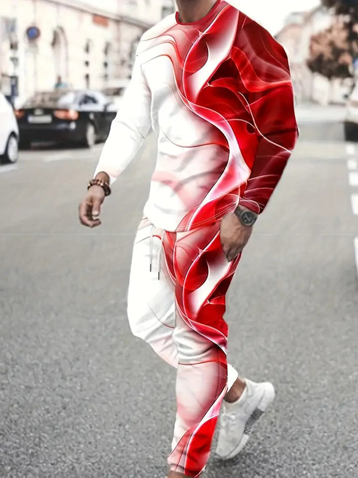 Herren sportliches Ganzkörpertraining-Set mit kreativem Design Aliams