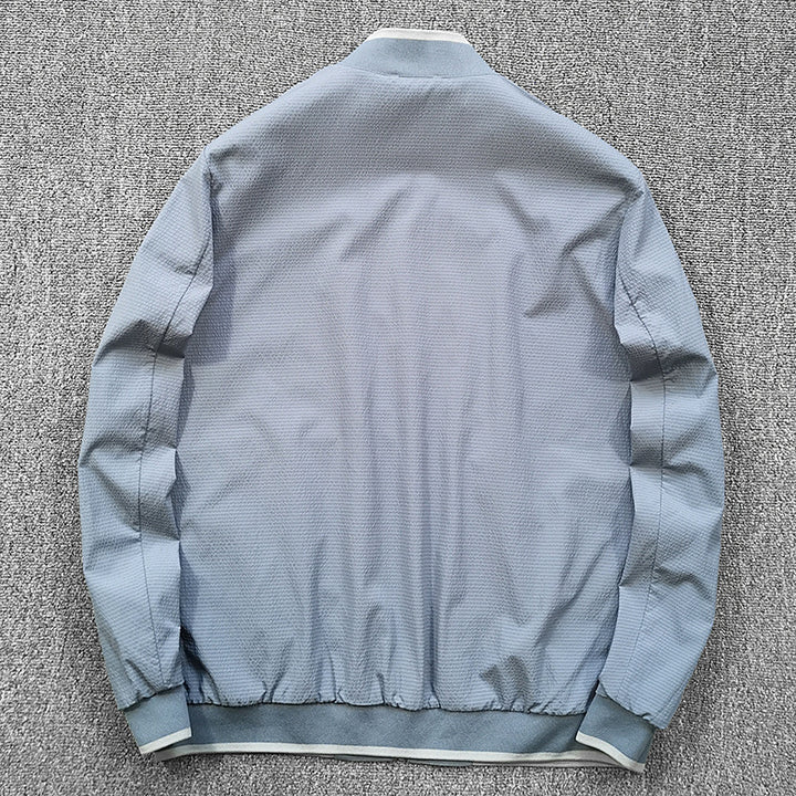 Herren Steppjacke mit Kontrastkragen Hedi-Mode