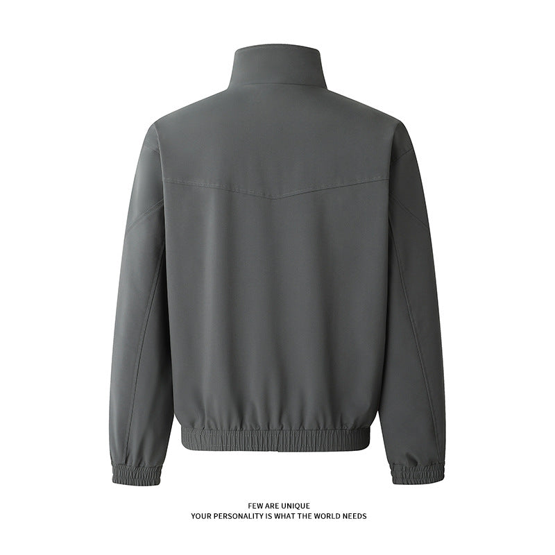 Herren Freizeitjacke mit praktischen Taschen und hohem Kragen Aliams