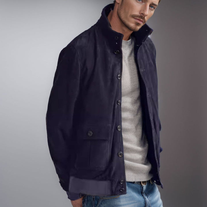 Herren robuste Utility-Jacke mit praktischen Taschen Aliams