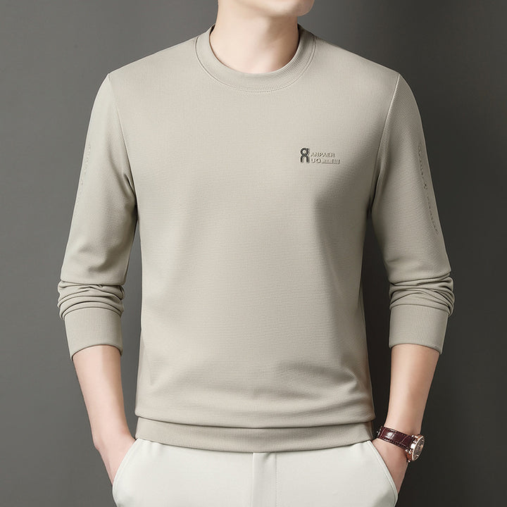 Herren Sport Sweatshirt mit strukturiertem Gewebe und modernem Rundhalsausschnitt Aliams