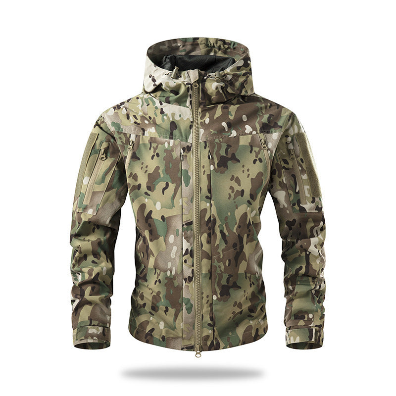 Herren technische Outdoorjacke mit atmungsaktiver Membran Aliams