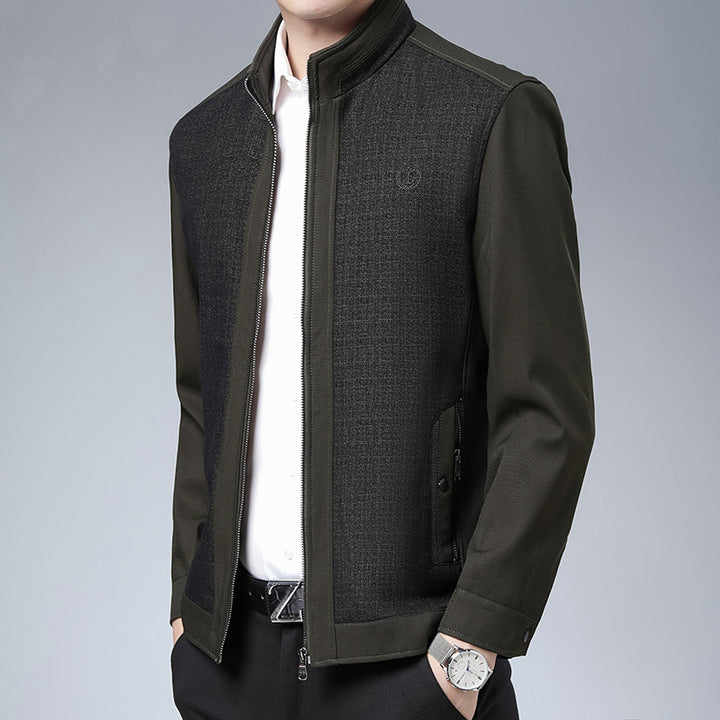 Herren elegante Freizeitjacke mit strukturiertem Design Aliams