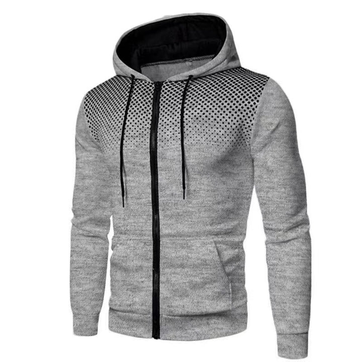 Herren Sportlicher Kapuzenpullover mit atmungsaktivem Mesh-Einsatz Aliams