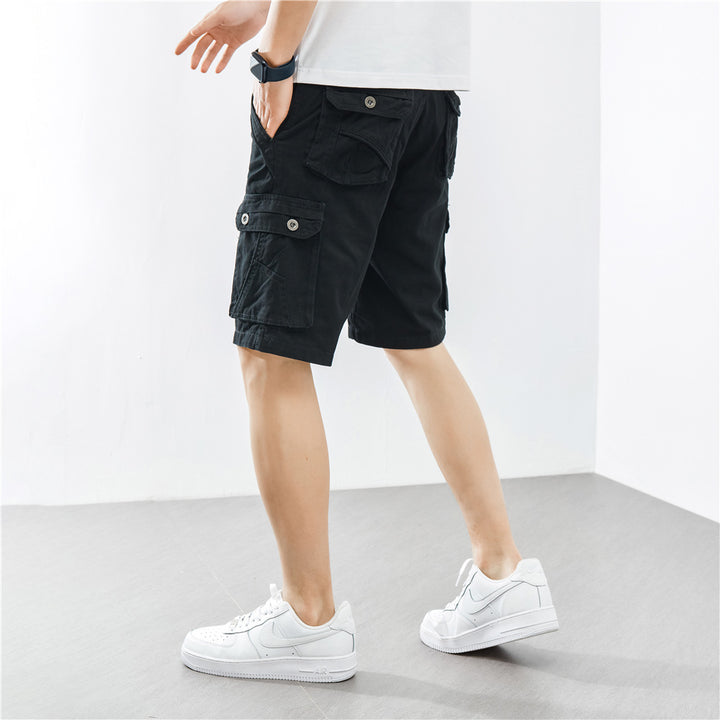 Herren Cargo-Shorts mit funktionalen Seitentaschen Aliams
