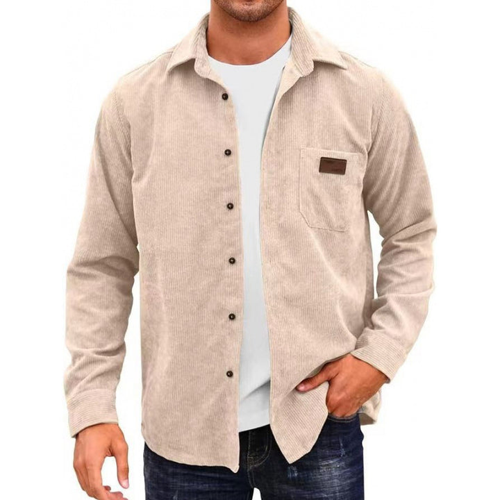 Herren Corduroy Hemdjacke Aliams