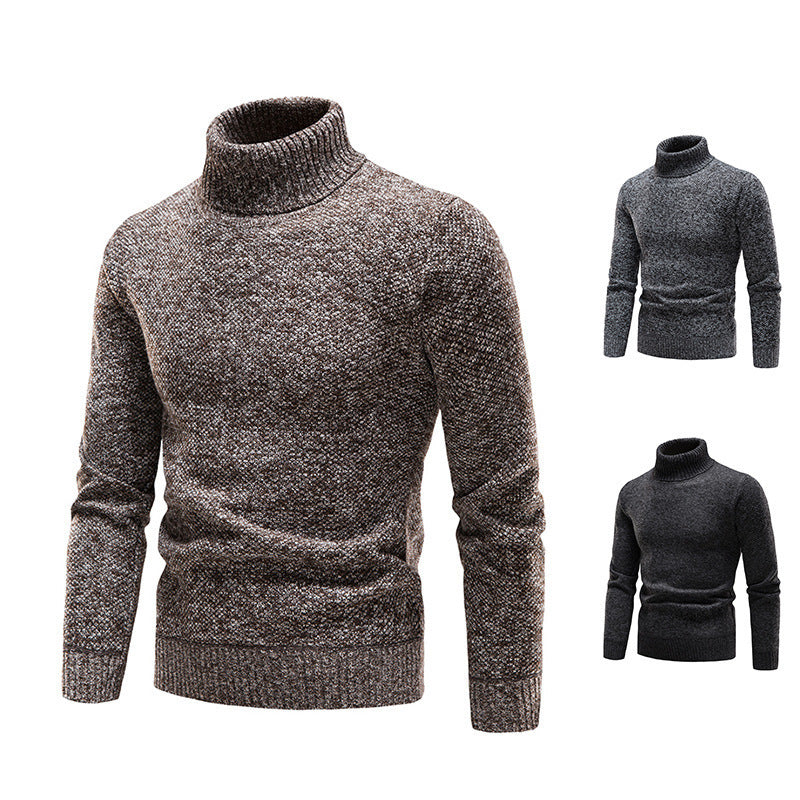 Herren Rollkragenpullover aus hochwertiger Wolle Aliams