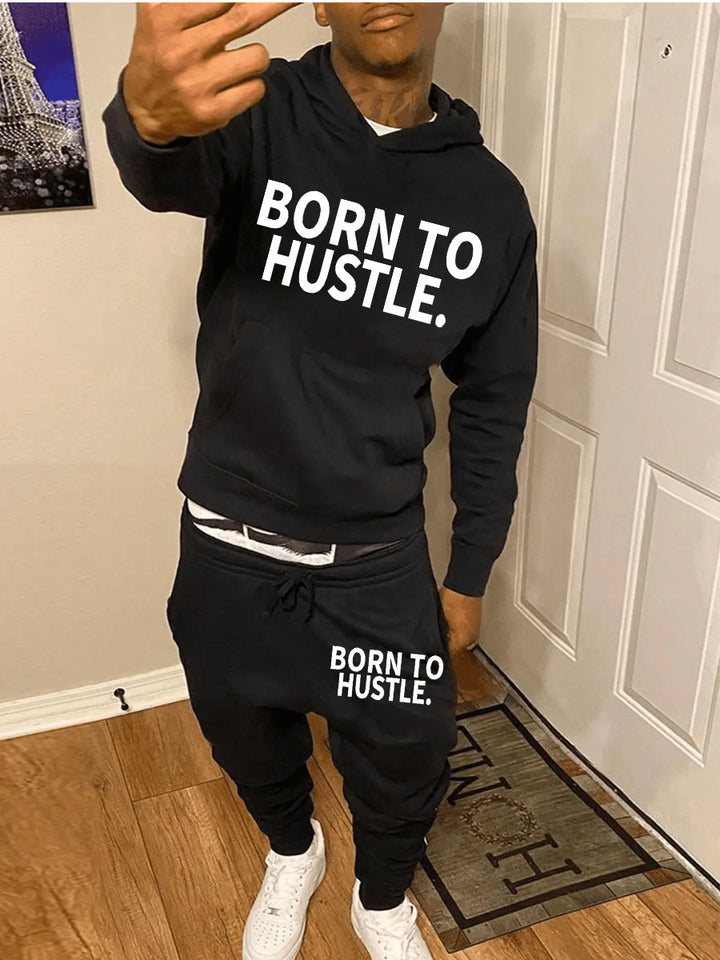 Herren Trainingsanzug mit modernem motivierendem Schriftzug Aliams