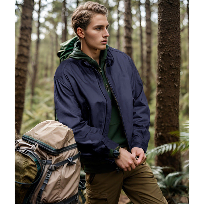 Herren sportliche Windjacke Aliams