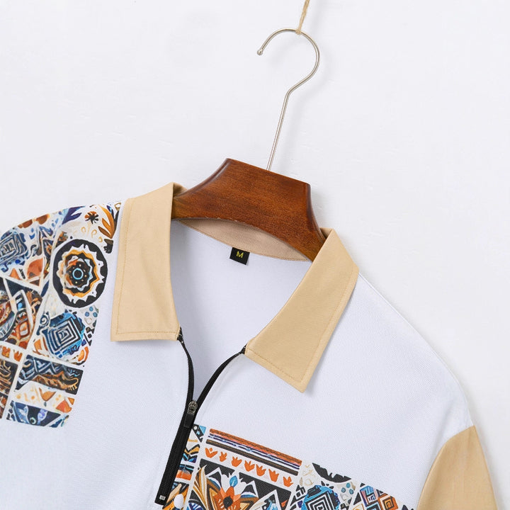 Herren Freizeit-Shirt und Shorts Set Aliams