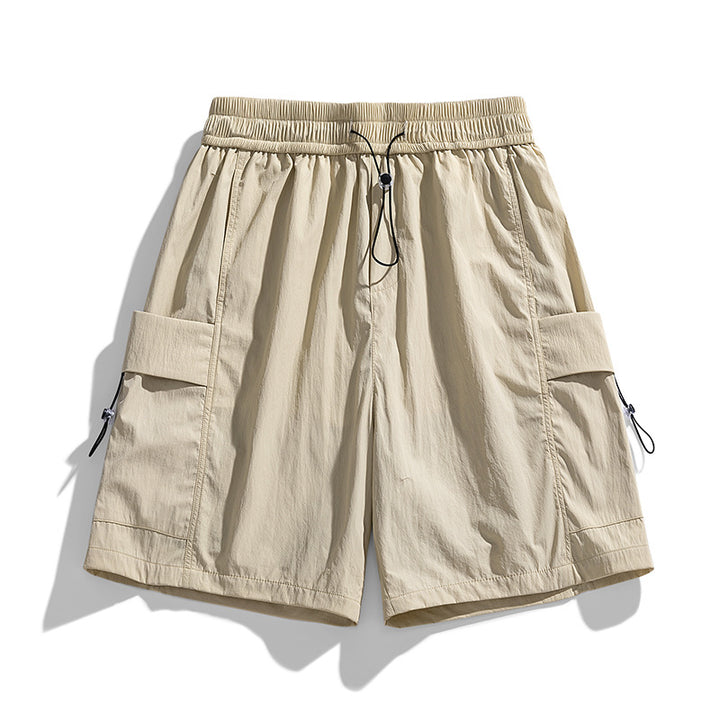 Herren Cargo-Shorts mit praktischen Seitentaschen und elastischem Bund Aliams