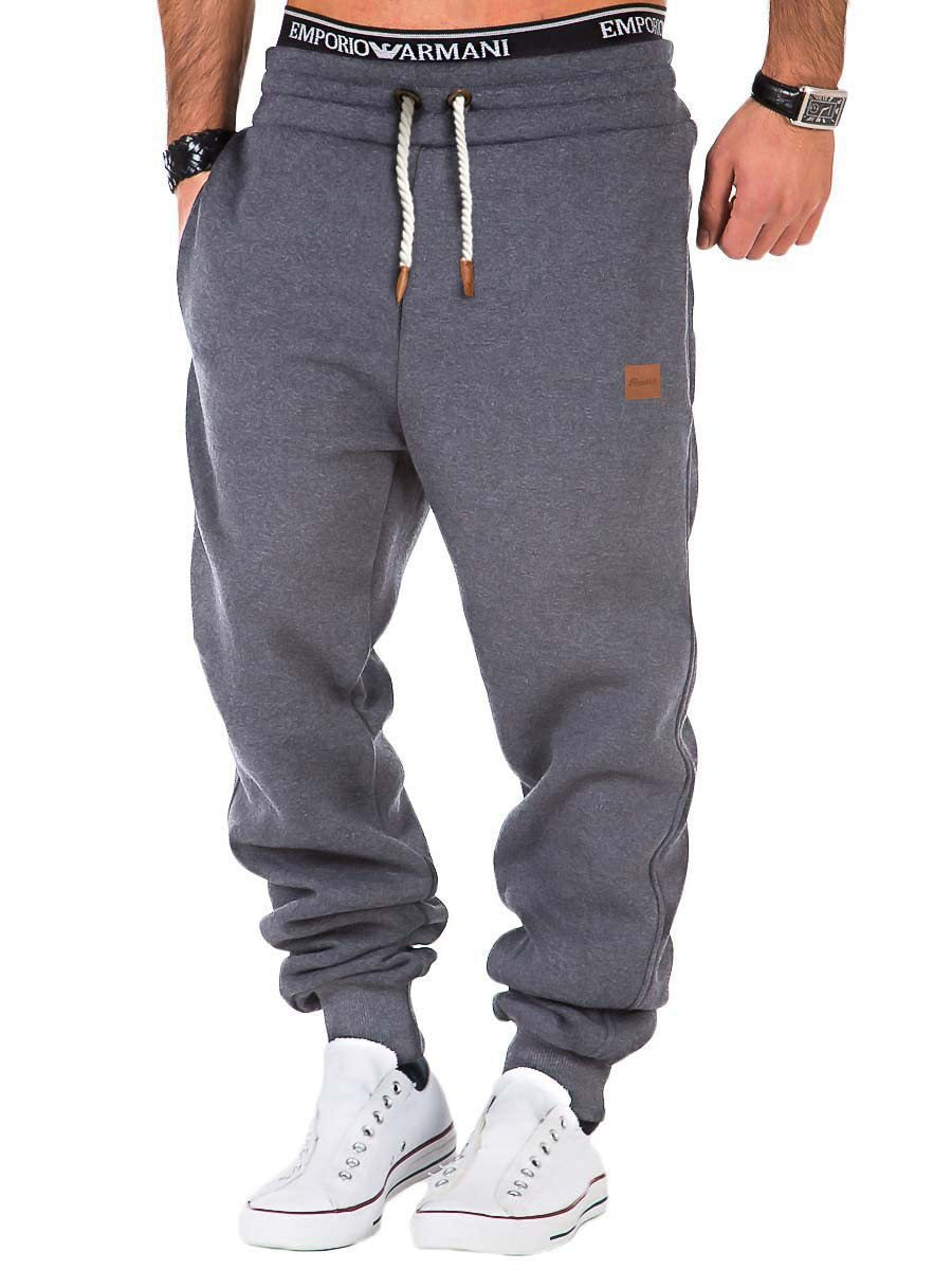 Herren bequeme Freizeit-Jogginghose mit elastischem Bund und praktischen Taschen Aliams