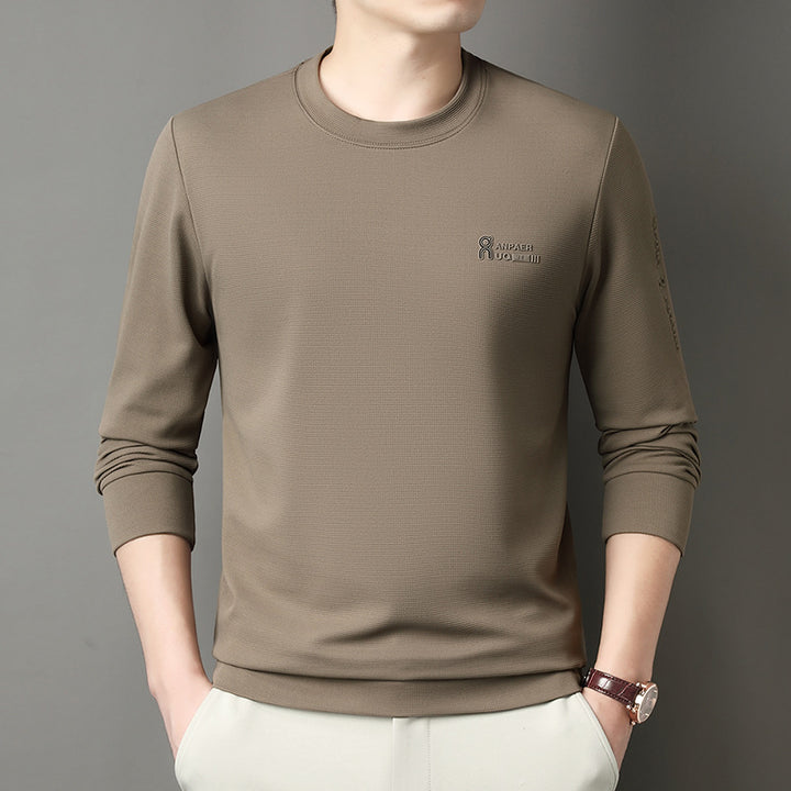 Herren Sport Sweatshirt mit strukturiertem Gewebe und modernem Rundhalsausschnitt Aliams