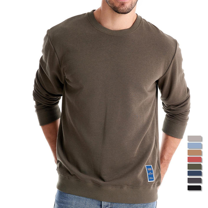 Herren Sweatshirt mit klassischem Rundhalsausschnitt Aliams