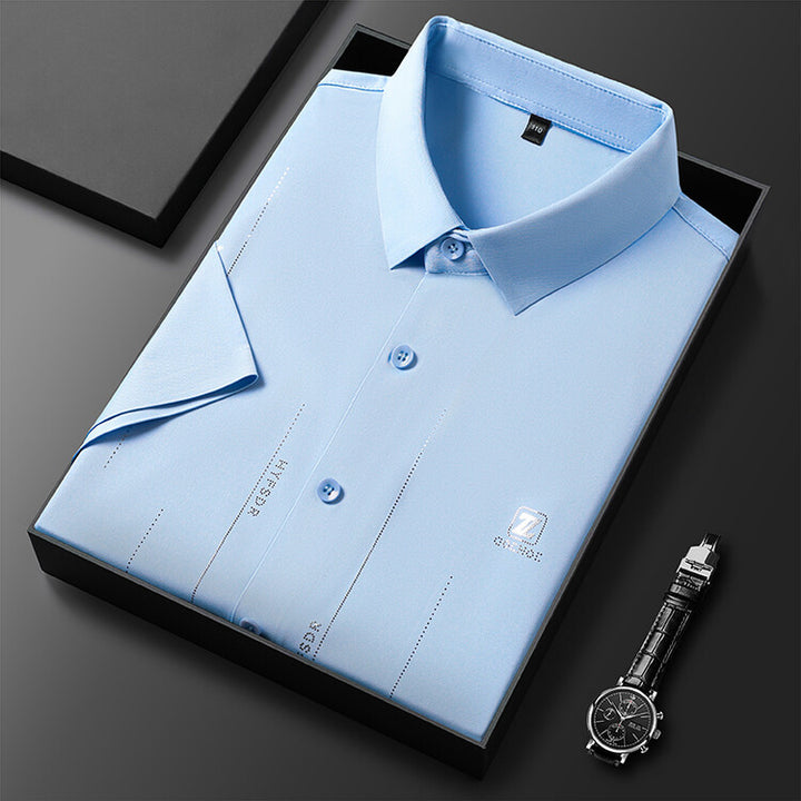 Herren sportliches Kurzarmhemd mit innovativer Feuchtigkeitsregulierung Aliams