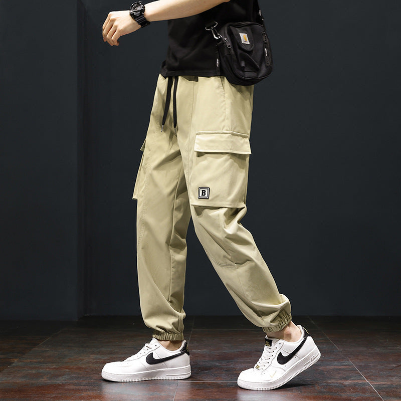 Herren Cargo-Hose mit elastischem Bund und praktischen Taschen Aliams