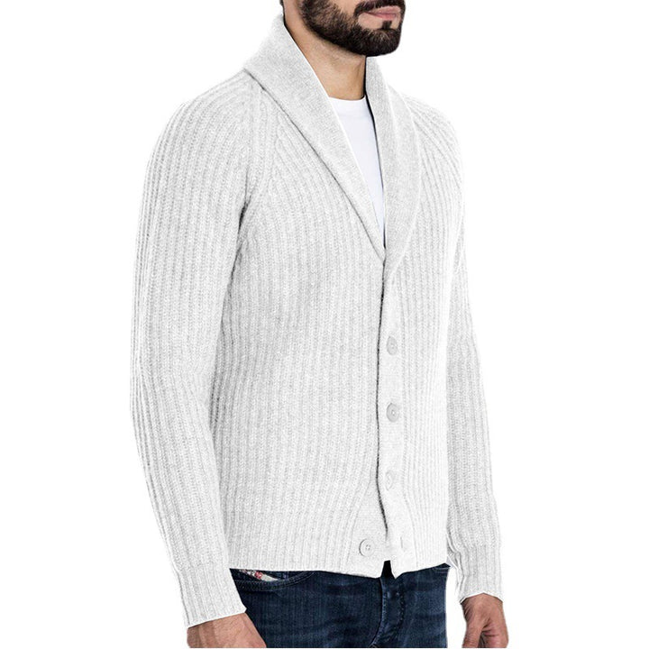 Herren schicker Strickblazer im modernen Rippdesign Aliams