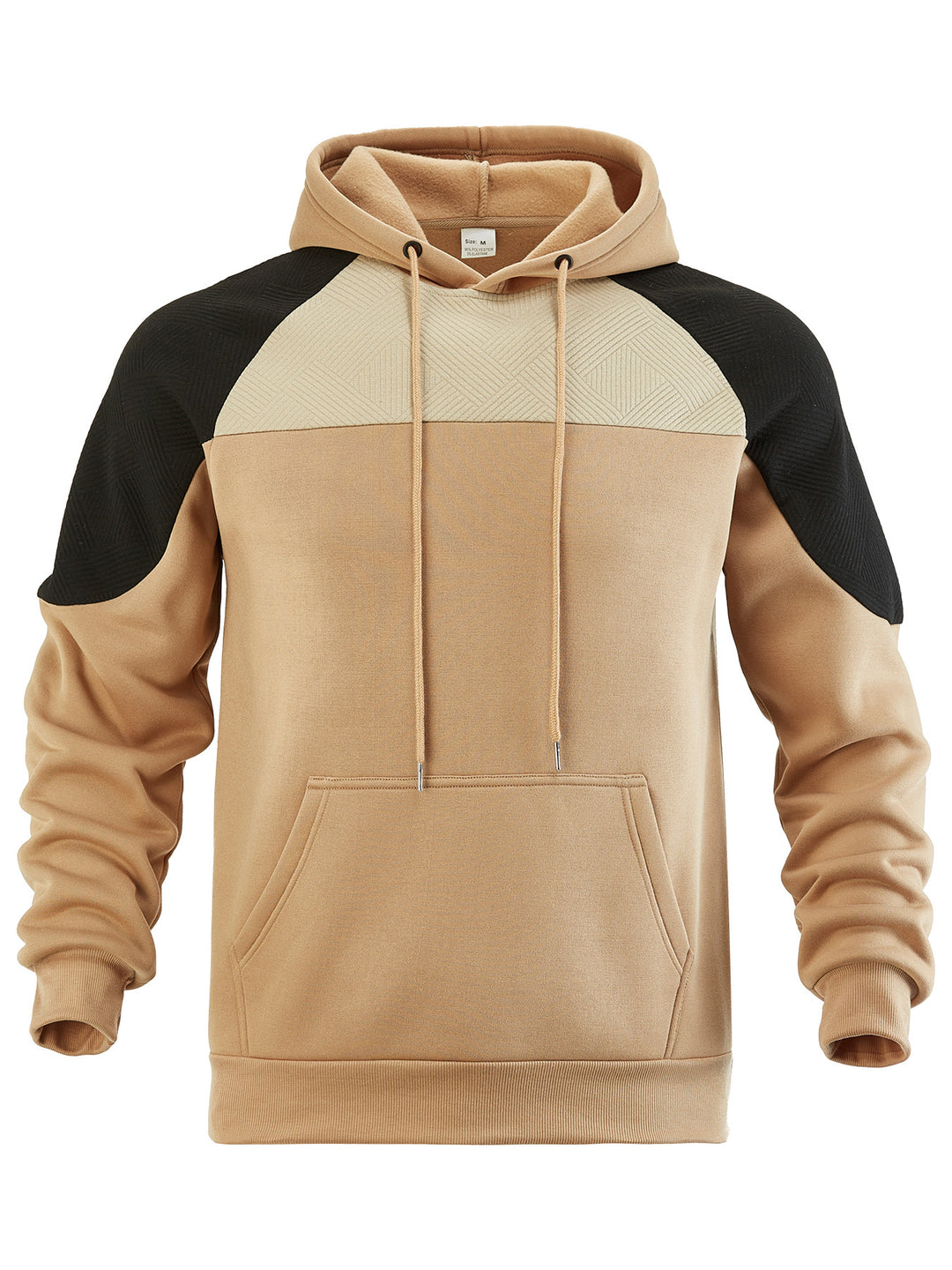 Herren Kapuzenpullover mit innovativem Design und gestreiften Ärmeln Aliams