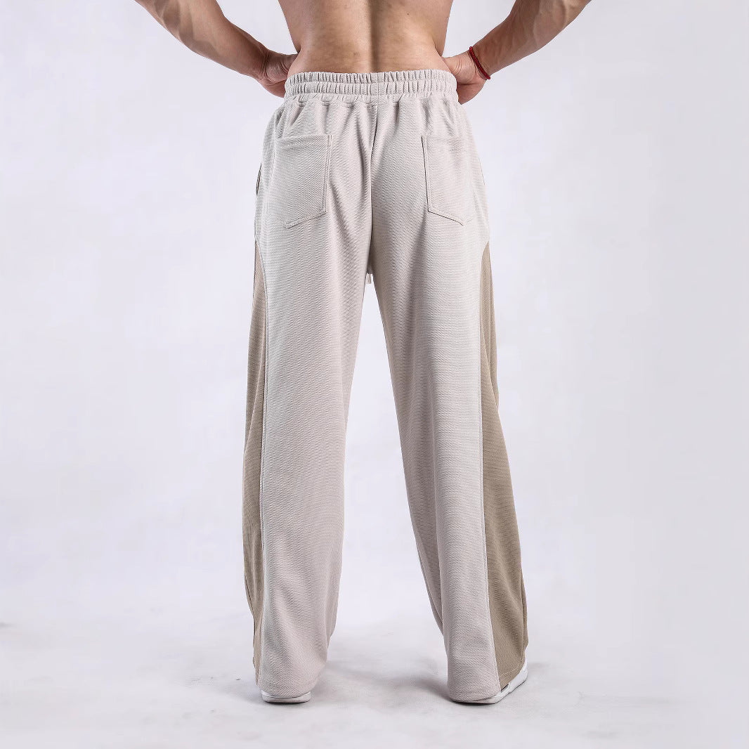 Herren Sportliche Freizeithose mit seitlichen Belüftungsöffnungen und elastischem Bund Aliams