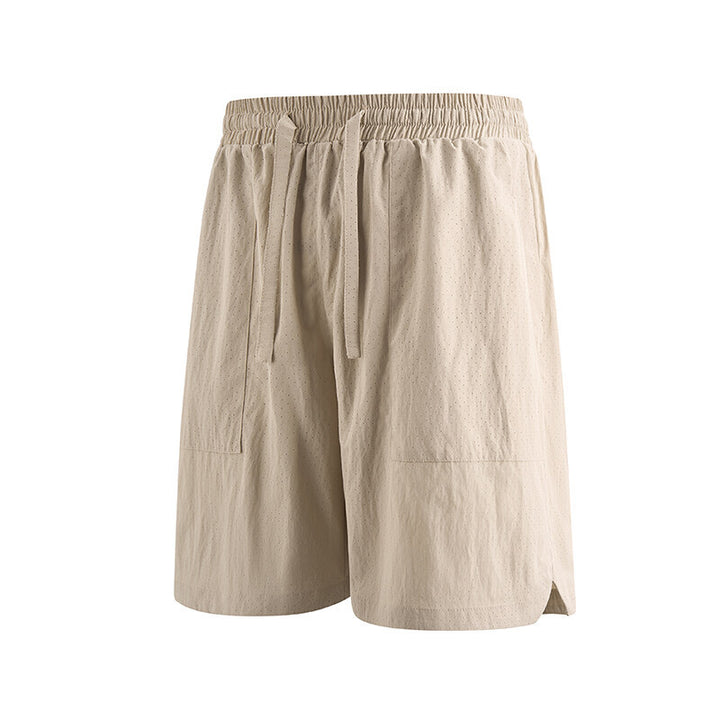 Herren bequeme Freizeitshorts mit elastischem Bund und praktischen Taschen Aliams