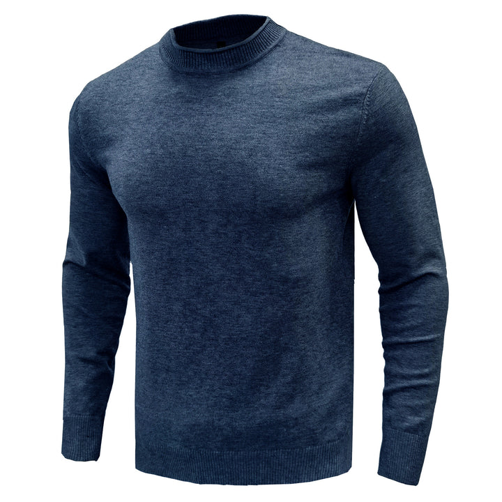 Herren Elegant geschnittener Pullover mit Rundhalsausschnitt Aliams