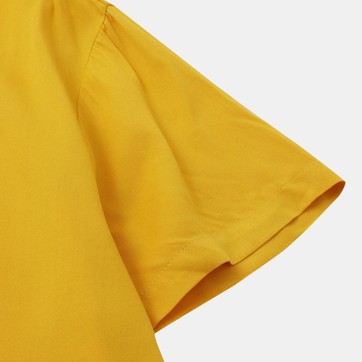 Herren Kurzarmhemd im modernen, luftigen Design mit Knopfverschluss Aliams