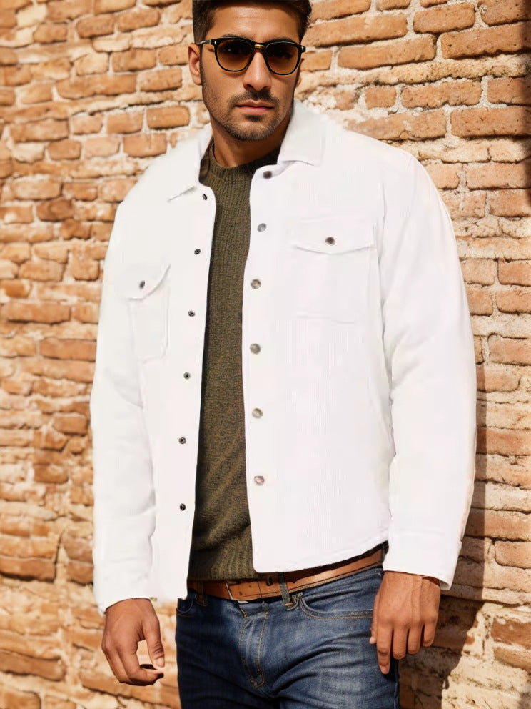 Herren samtige Überziehjacke Aliams