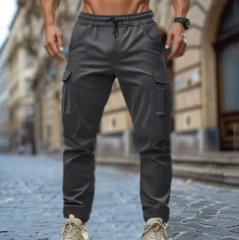 Herren Cargo-Jogginghose mit elastischem Bund und praktischen Seitentaschen Aliams