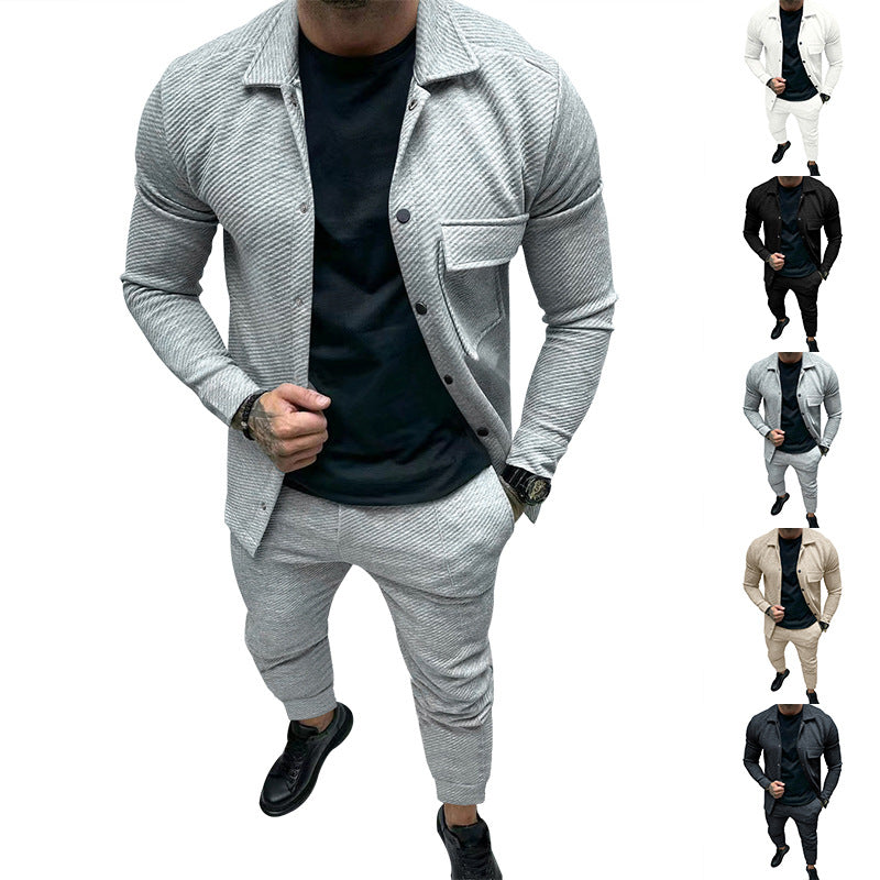 Herren Freizeitanzug mit strukturiertem Design und stilvollen Details Aliams