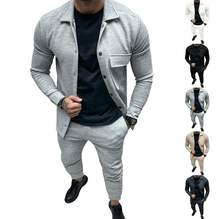 Herren Freizeitanzug mit strukturiertem Design und stilvollen Details Aliams