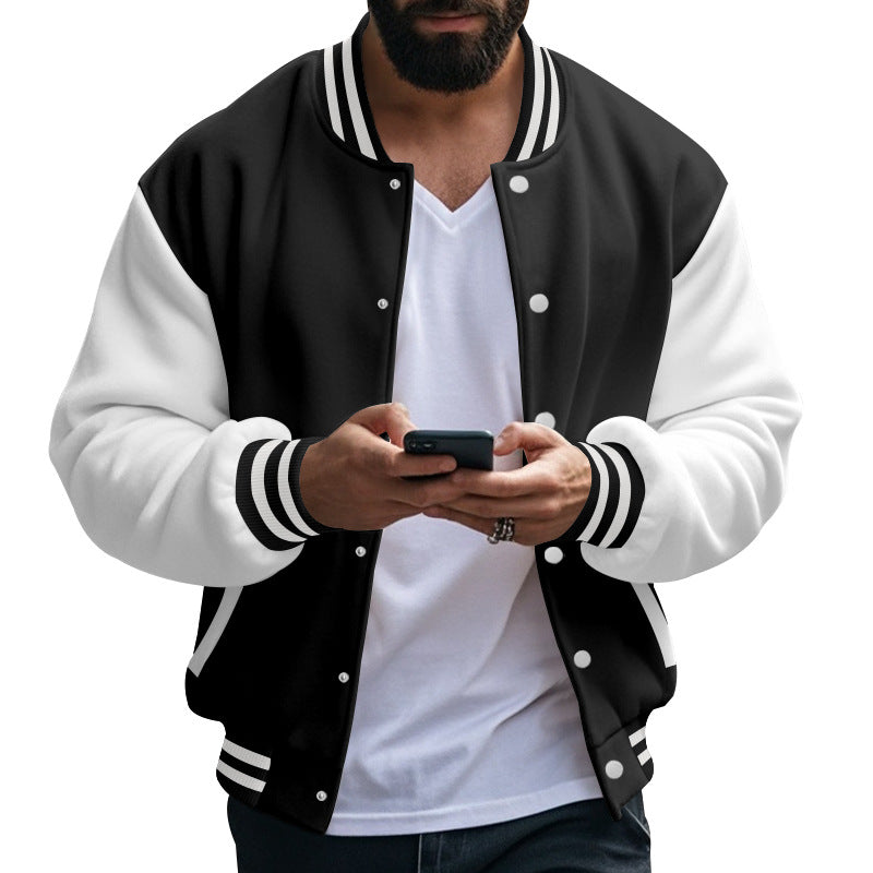 Herren Sportliche Collegejacke Aliams