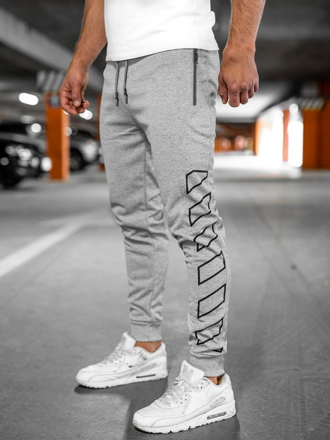 Herren Sportliche Jogginghose Aliams