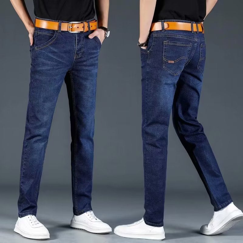 Herren Slim Fit Jeans mit flexiblem Bund und modernen Details Aliams