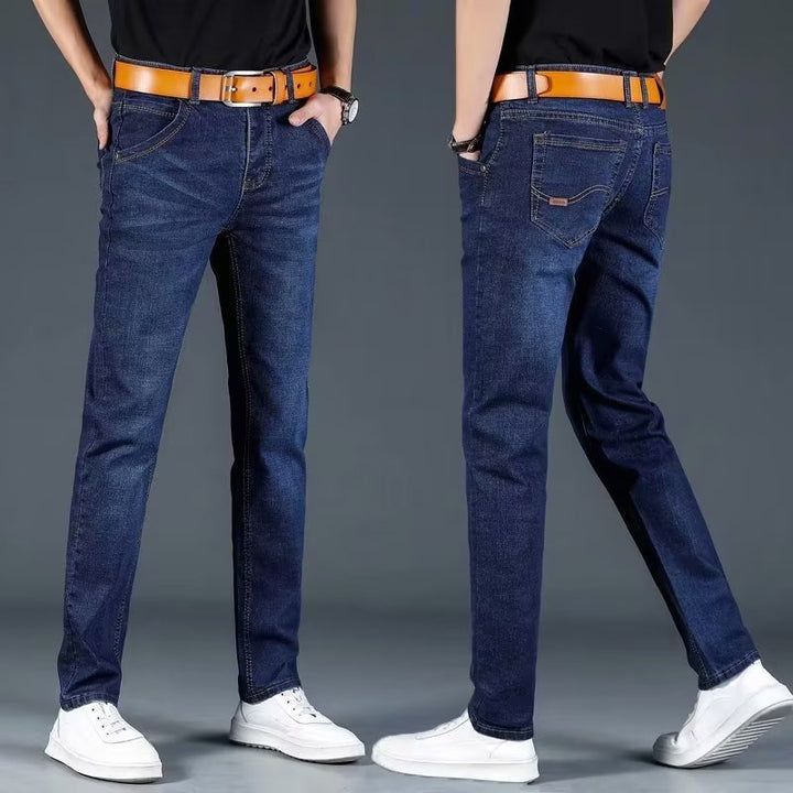 Herren Slim Fit Jeans mit flexiblem Bund und modernen Details Aliams
