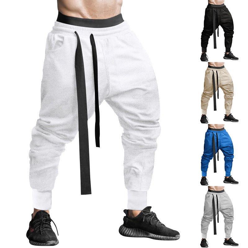 Herren Sportliche Relaxed Fit Jogginghose mit verstellbarem Bund Aliams