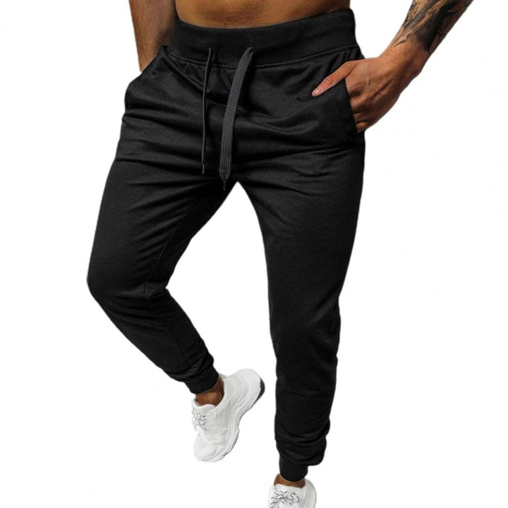 Herren bequeme Jogginghose mit seitlichen Taschen und elastischem Bund Aliams