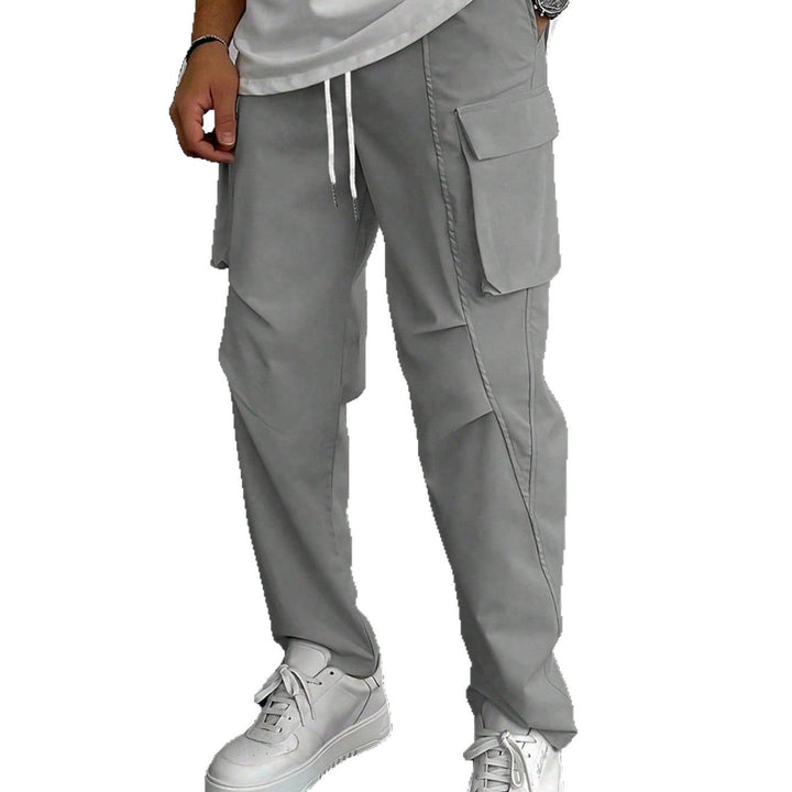 Herren Cargo-Hose mit multifunktionalen Taschen und elastischem Bund Aliams