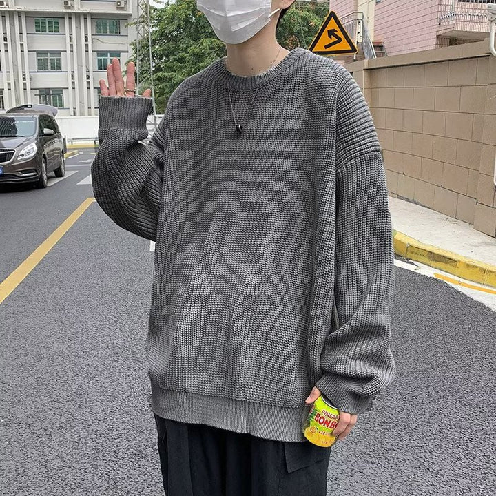 Damen Grobstrickpullover mit lässigem Schnitt Aliams