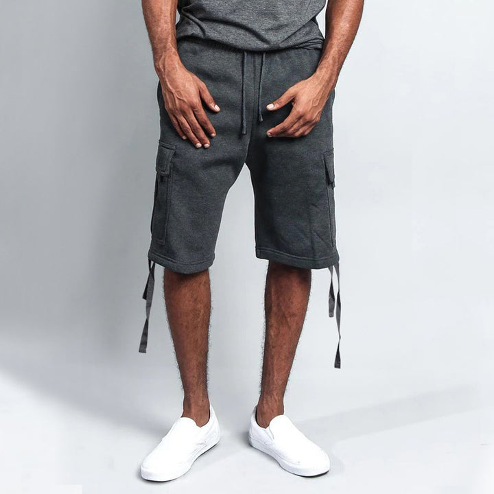 Herren Cargo-Shorts mit praktischen Taschen und verstellbarem Kordelzug Aliams