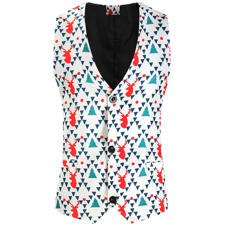 Herren elegantes Anzug-Set mit kreativem Schneeflocken-Muster Aliams