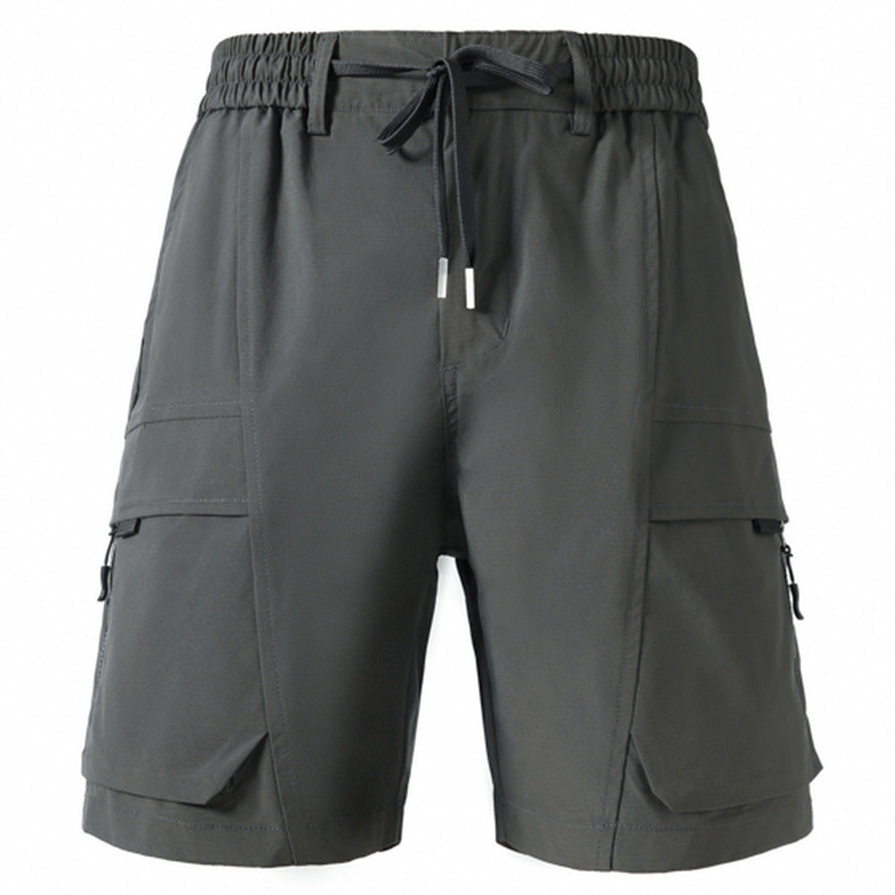 Herren Cargo-Shorts mit elastischem Bund und mehreren praktischen Taschen Aliams