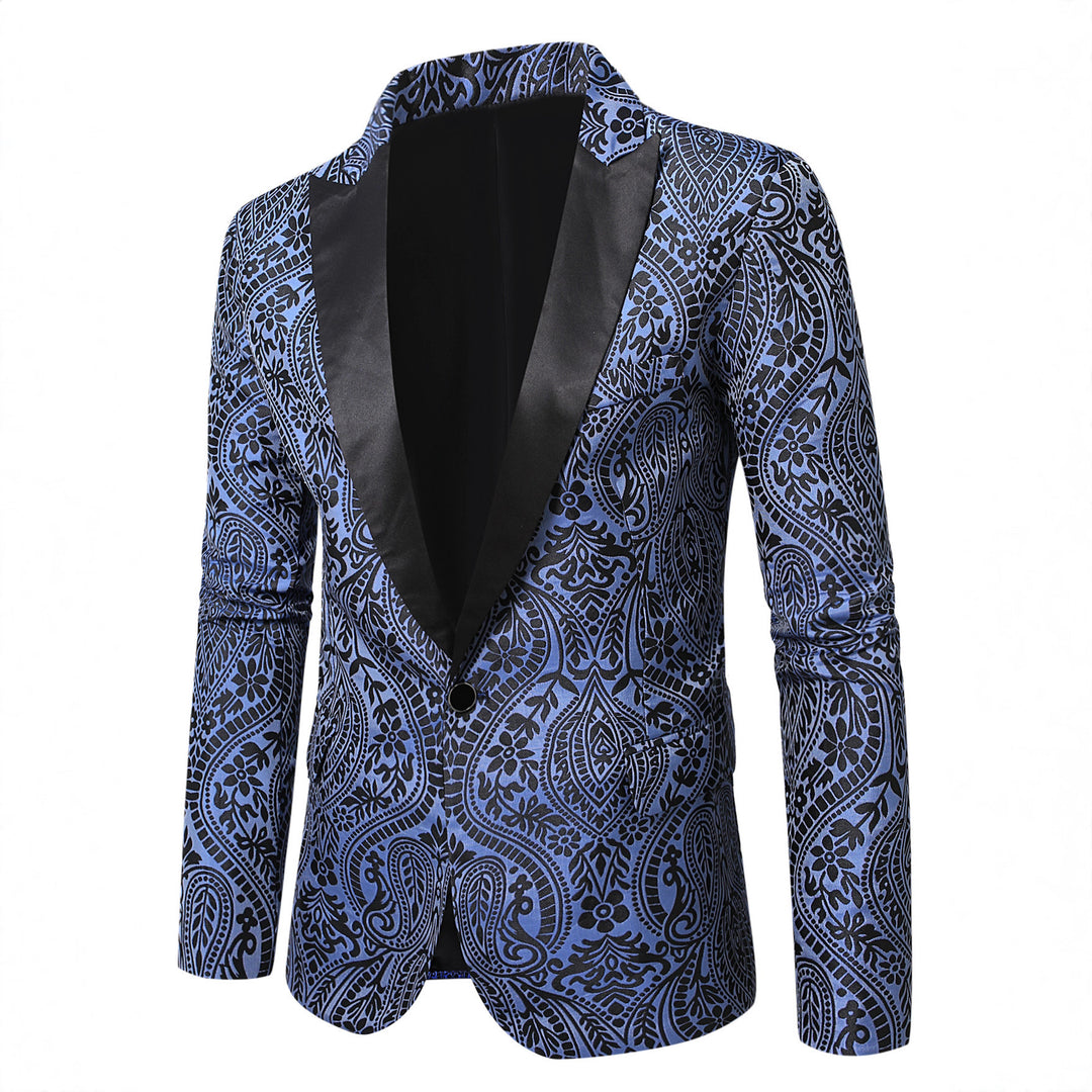 Herren stilvoller Blazer mit Paisleymuster Aliams