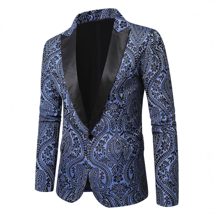 Herren stilvoller Blazer mit Paisleymuster Aliams