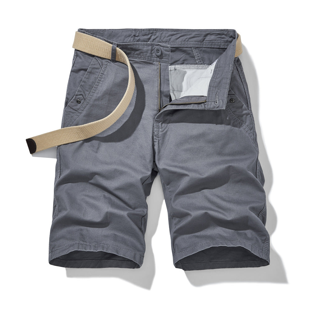 Herren vielseitige Kurz-Cargo-Shorts mit verstellbarem Bund und funktionalen Taschen Aliams