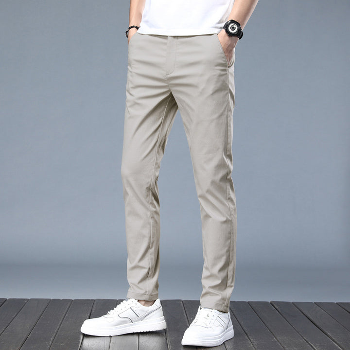 Herren bequeme Chino-Hosen mit leichtem Stretch-Material Aliams
