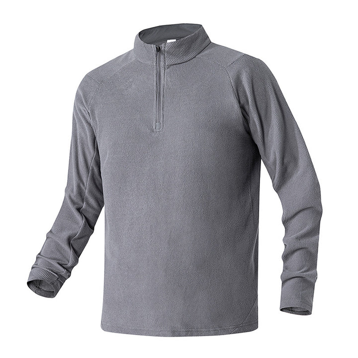 Herren Atmungsaktives Funktionsshirt mit halbhohem Reißverschluss Aliams