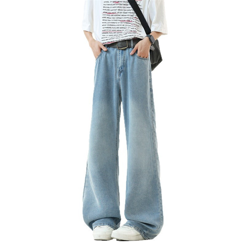 Herren Weit geschnittene Denim-Hose Aliams