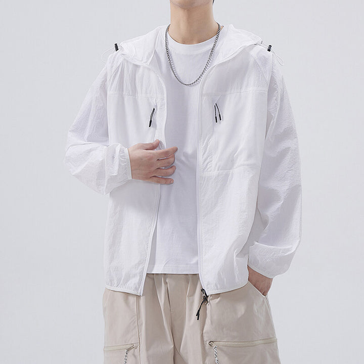 Herren Atmungsaktive Outdoor-Jacke mit Netzdetails Aliams